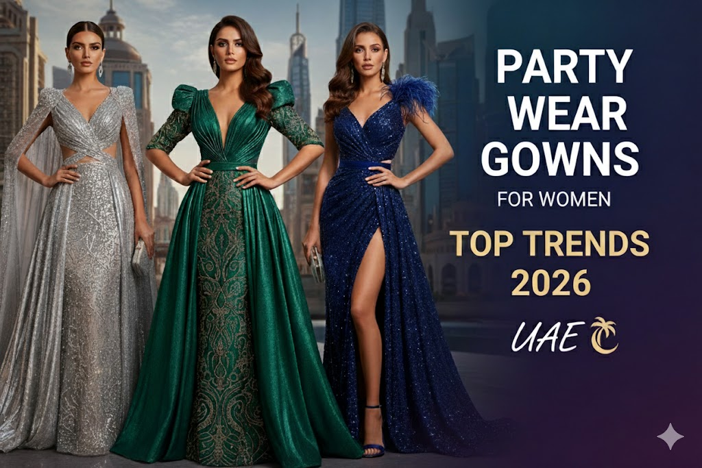 Party Wear Gown for Women – Top Trends for 2025 in UAE