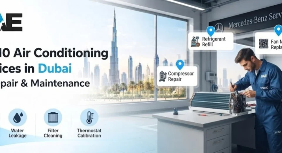 Top 10 Air Conditioning Services in Dubai for Repair & Maintenance