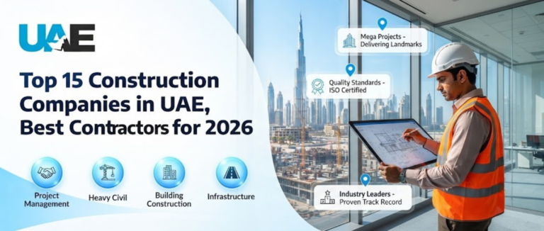 Top 15 Construction Companies in UAE, Best Contractors for 2026